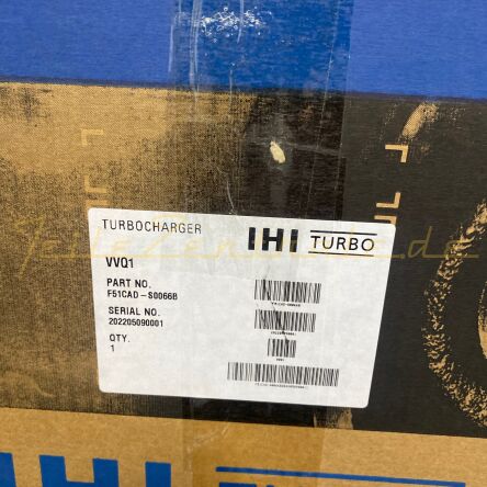 NOUVEAU IHI Turbocompresseur  Porsche Cayenne 4.5 Turbo  VVQ1 F51CAD-S0066B
