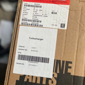 NOUVEAU HOLSET Turbocompresseur Iveco 4033316 5354316