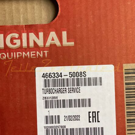 NOUVEAU GARRETT Turbocompresseur JOHN DEERE RE26289  466334-0004