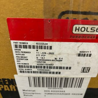 NEUER HOLSET Turbolader CASE 4033353H