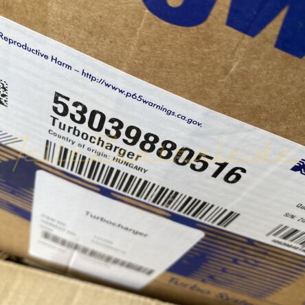 NEUER BorgWarner Turbolader Iveco 5801520045 5801820600