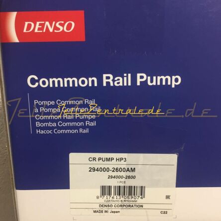 NEUE Einspritzpumpe DENSO CR HP2 094000-0383 094000-0380 6156-71 1112 6156711112