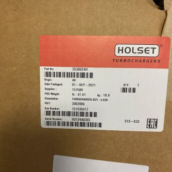 NUOVO HOLSET Turbocompressore Iveco 3538624 3802886