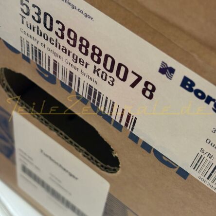 NOUVEAU BorgWarner KKK Turbocompresseur  IVECO Passenger 2.3 D 504078436 504154738