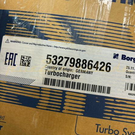 NEUER BorgWarner Turbolader Liebherr 53279886426 53279706426
