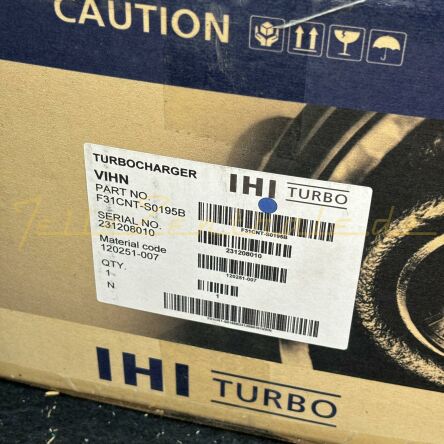 NUOVO IHI Turbocompressore Isuzu VIHN F31CNT-S0195B 8981506872