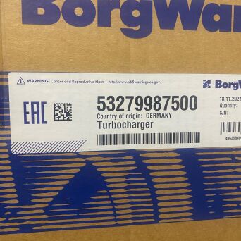 NEW Borgwarner Turbocharger  Volvo Marine 5.5L  3584053 53279987500