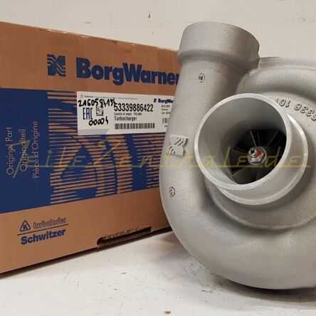 NUOVO BorgWarner Turbocompressore MTU Lokomotive 2.2 748 CM 95- 53339706426 53339706420