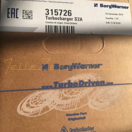 NEUER SCHWITZER Turbolader Fendt Farmer 208 209 3045406 3045906