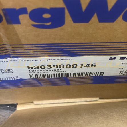 NEW BorgWarner Turbocharger BMW Mini Cooper JCW 53039880146