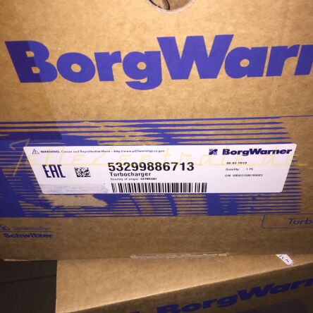 NOUVEAU BorgWarner KKK Turbocompresseur  Liebherr 17.2L 53299886713 53299706713