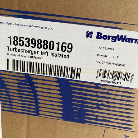 NEUF Turbocompresseur  BorgWarner Porsche Panamera 4.0  2016-  18539700051 0P2145701B